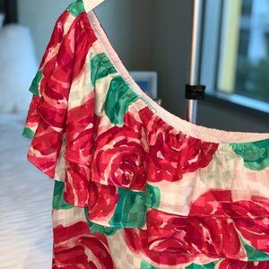 Rose Floral Maxi Dress